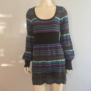 Free People balloon sleeve sweater dress